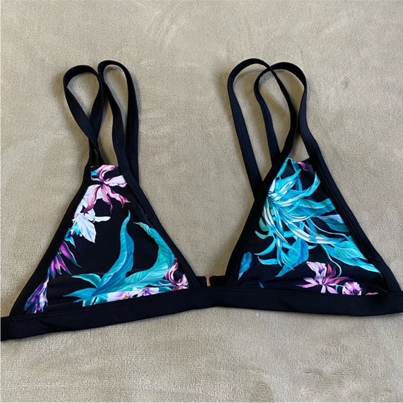 LA Hearts Strappy Floral Bikini‎ Top - Picture 7 of 11